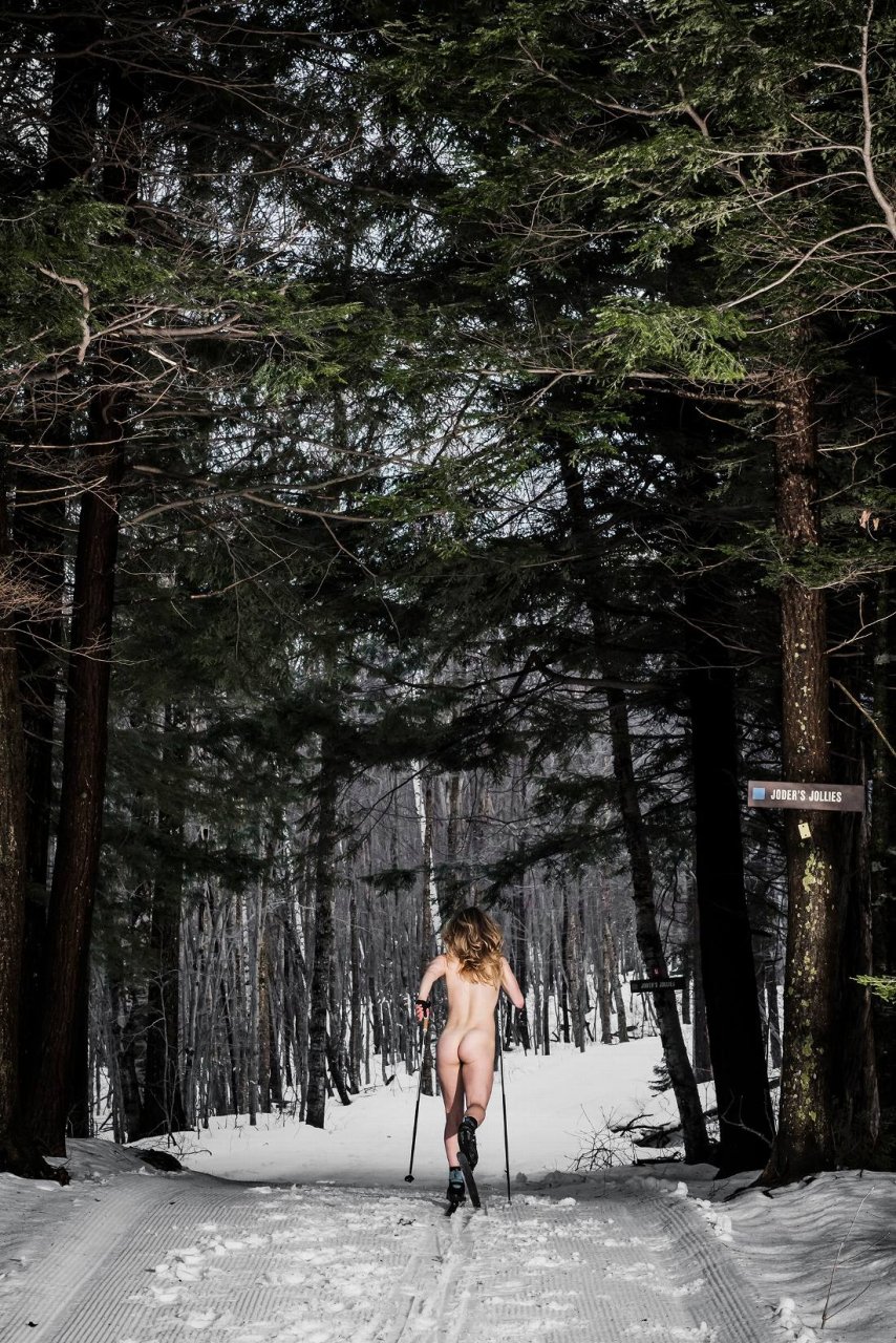 Jessie Diggins showed her sports skills in a nude photo shoot by Dina Litov...