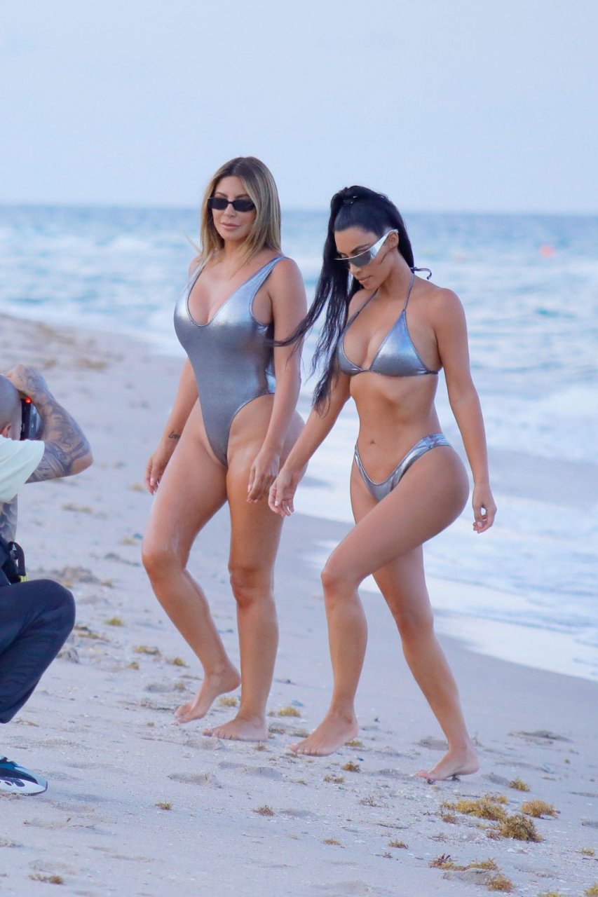 Kim Kardashian &amp; Larsa Pippen Sexy (23 Photos)