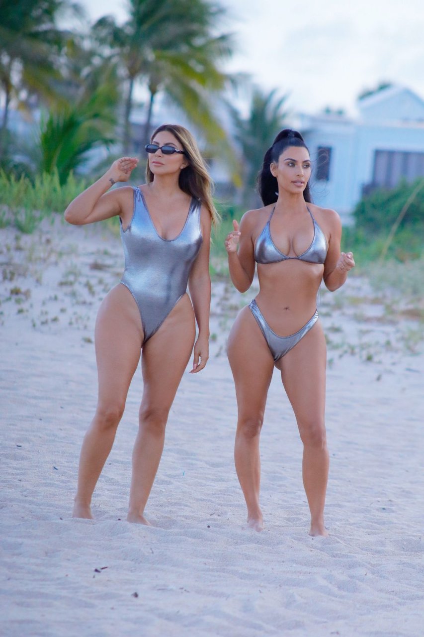 Kim Kardashian &amp; Larsa Pippen Sexy (23 Photos)