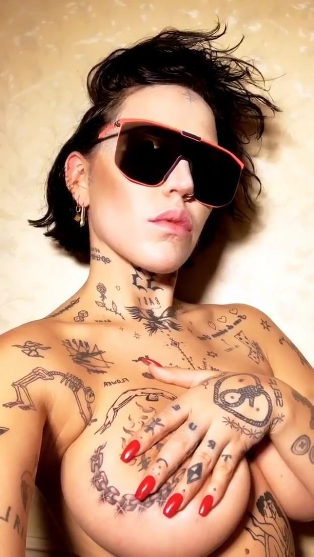 Brooke Candy Topless 5 Pics S Thefappening