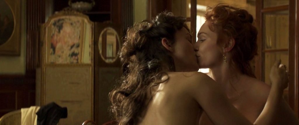 Keira Knightley, Eleanor Tomlinson Nude – Colette (8 Pics + GIFs &amp; Video)