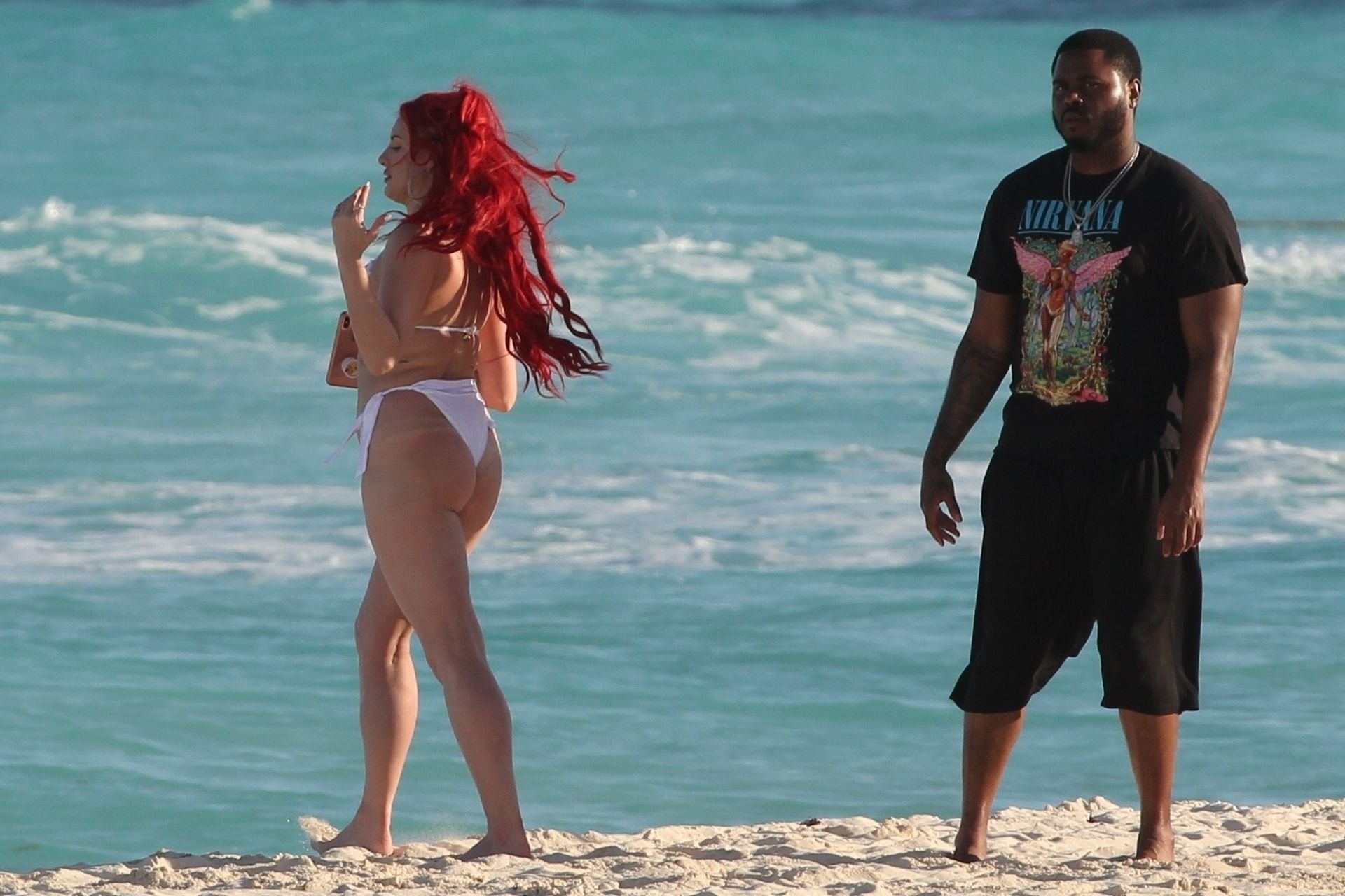 MTV "Wild 'N Out" Star, busty Justina Valentine is out in Ca...