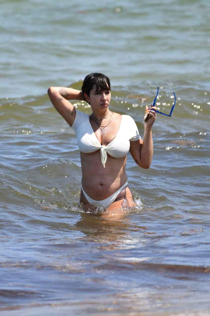 Jackie cruz wears flirty bikini in miami