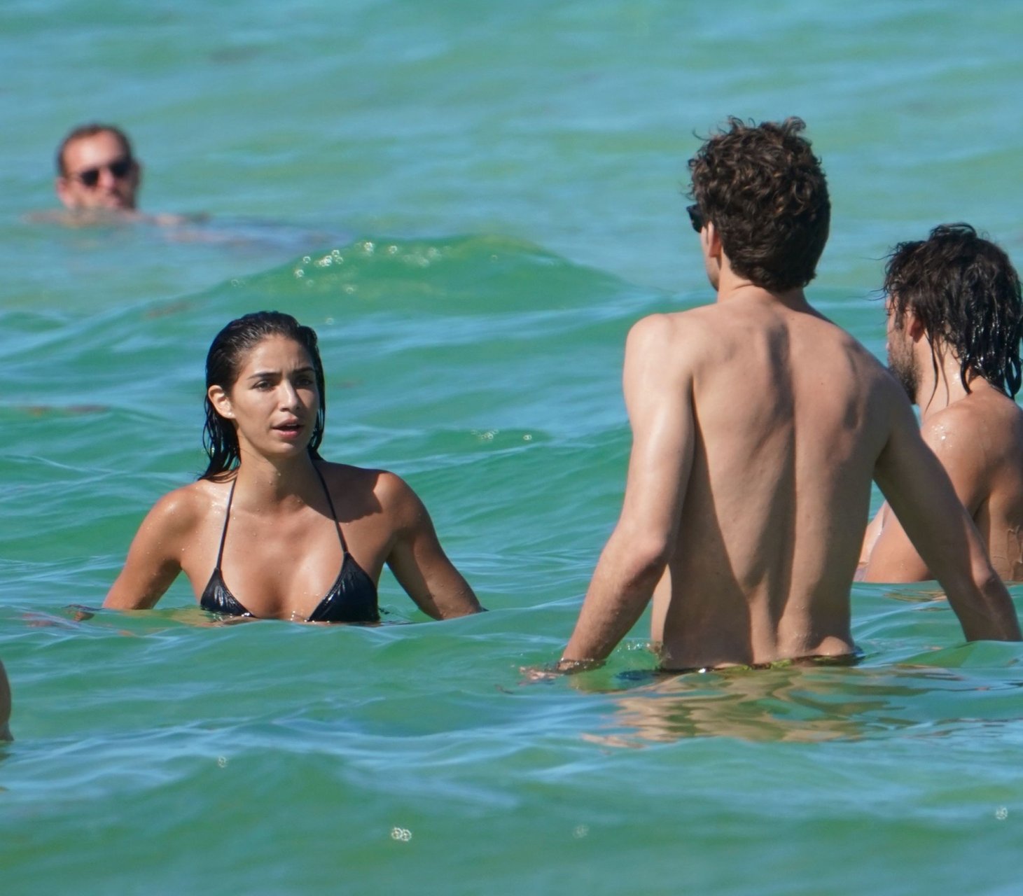 Chelsea footballer tries to hit on TV host Bianca Peters at the beach in Mi...