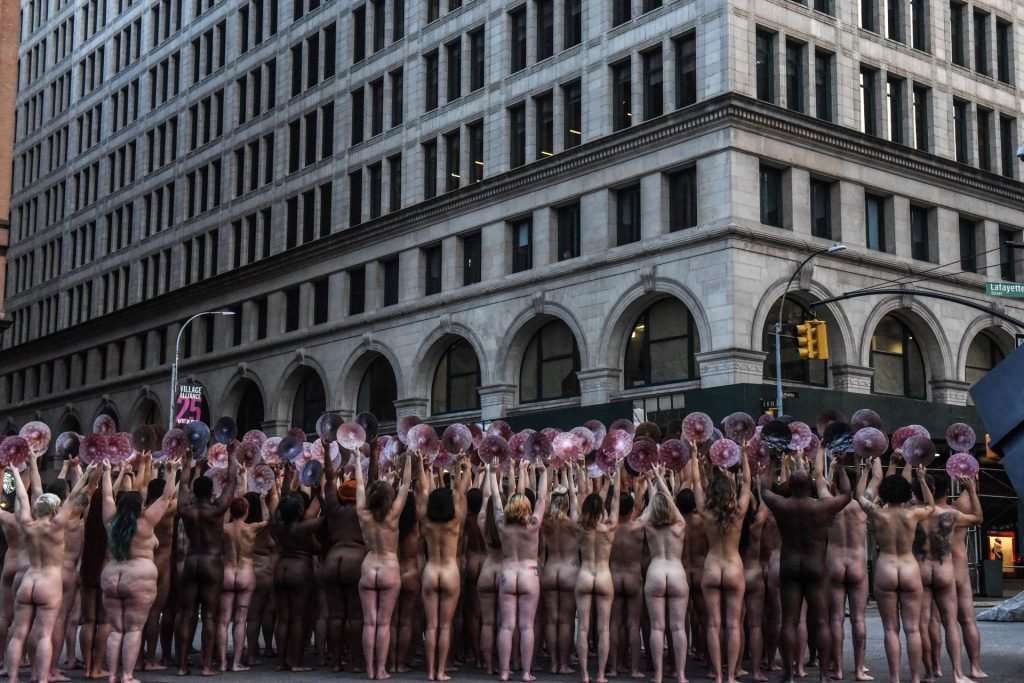Group Nude Shoots In New York City (8 Photos + Video)