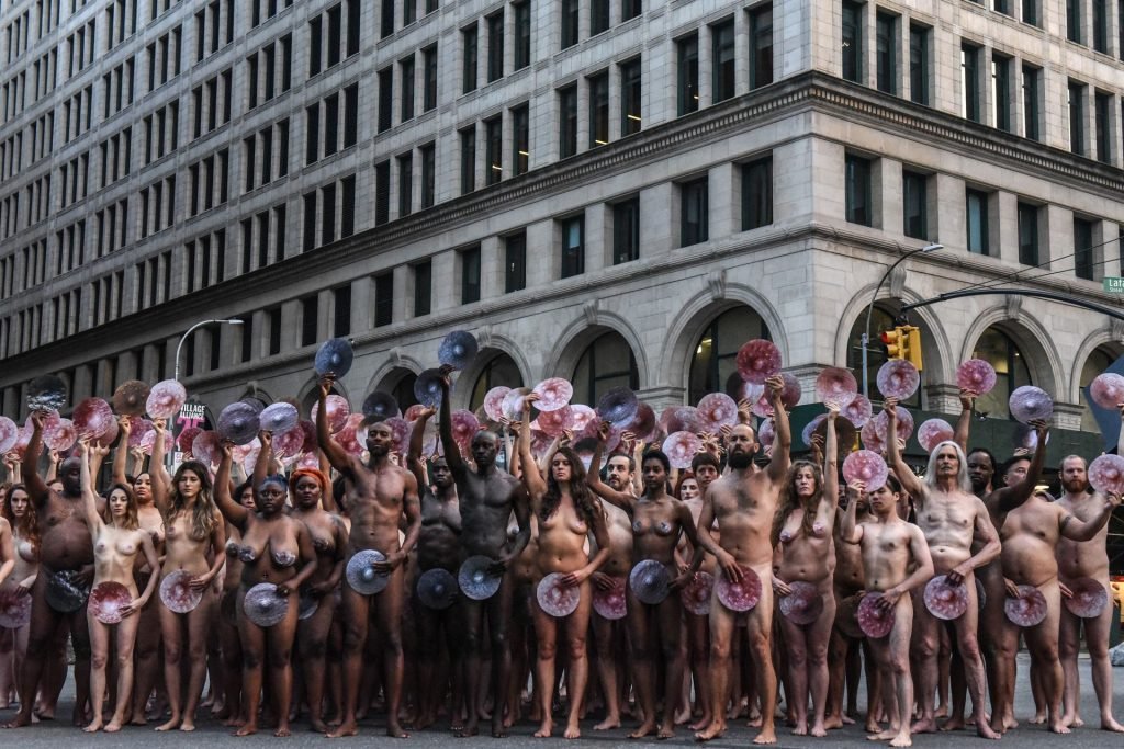 Group Nude Shoots In New York City (8 Photos + Video)