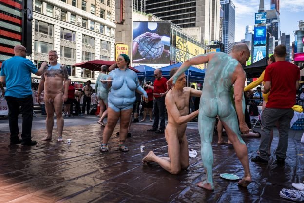 Naked Protest Against Divisiveness Photos Thefappening