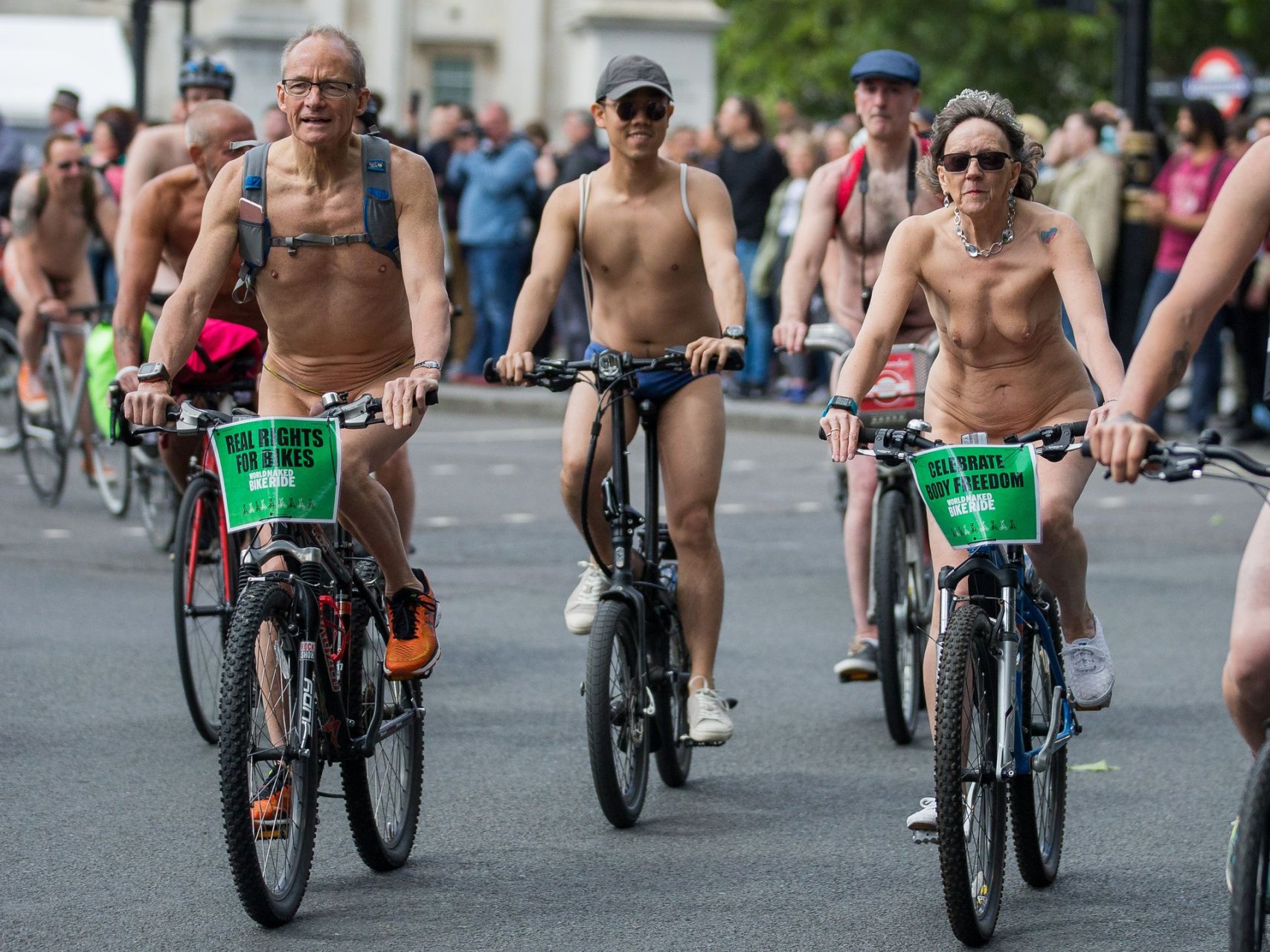 Cyclists Let It All Hang Out