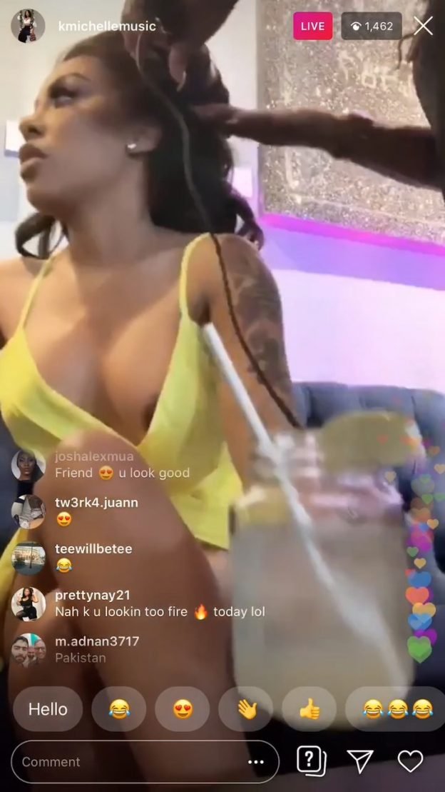 K Michelle Nip Slip 7 Pics Video Thefappening