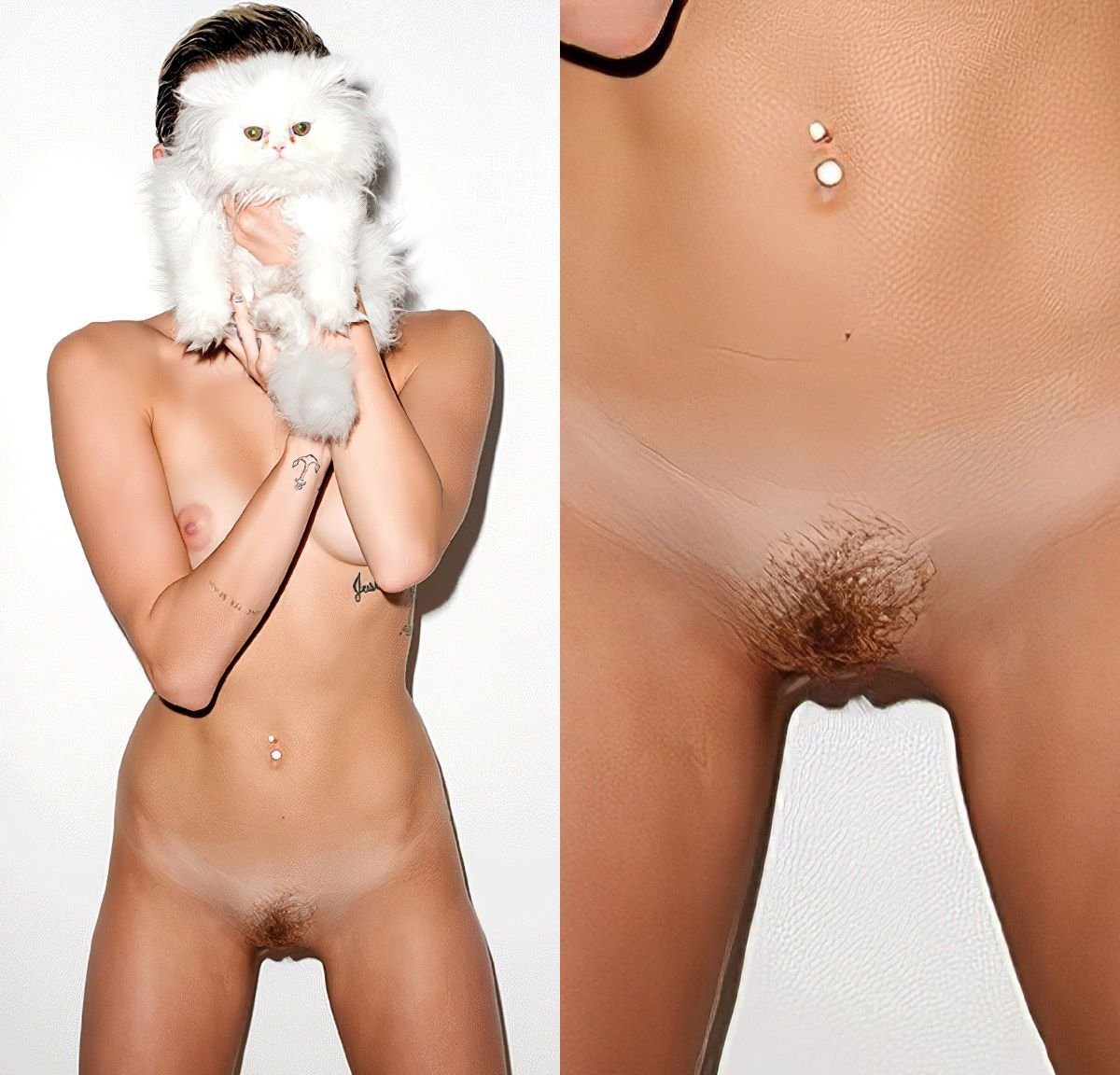 Porno nackt miley cyrus Miley Cyrus