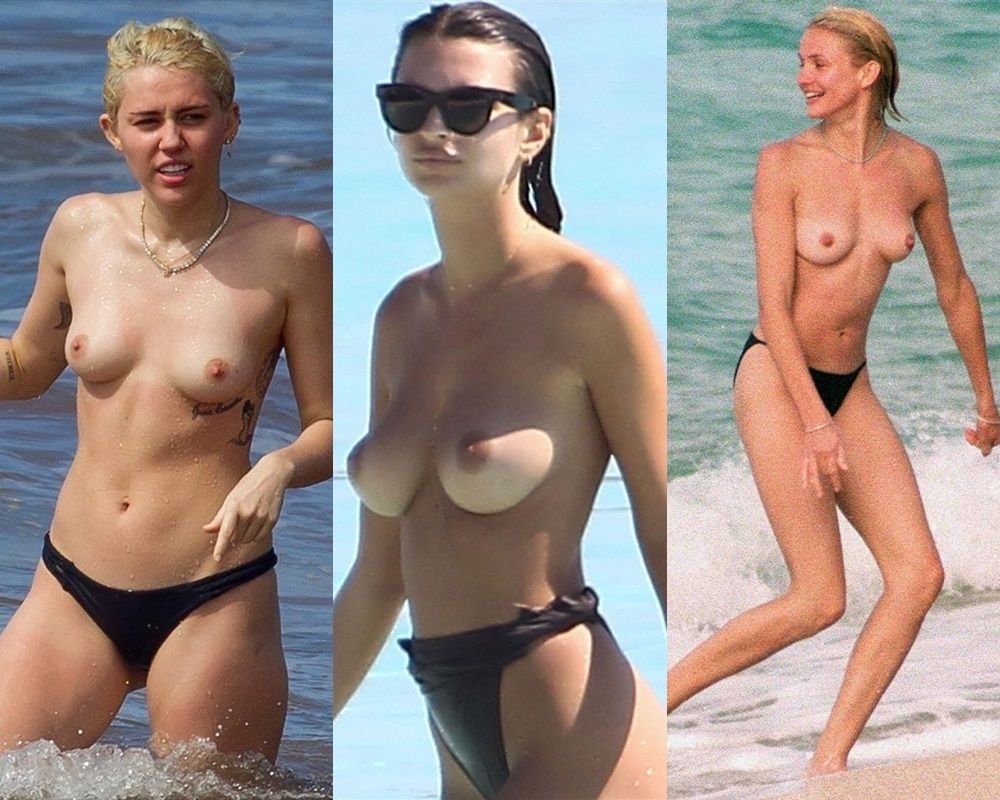 Celebrities Nude Beach Collection (20 Photos). 