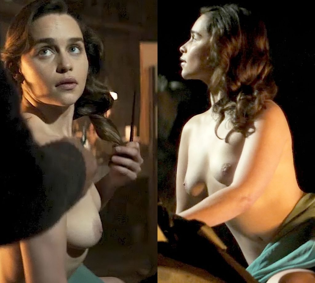 Emilia Clarke Nude – Voice from the Stone (2 Pics + Brightened and Enhanced HD Video)
