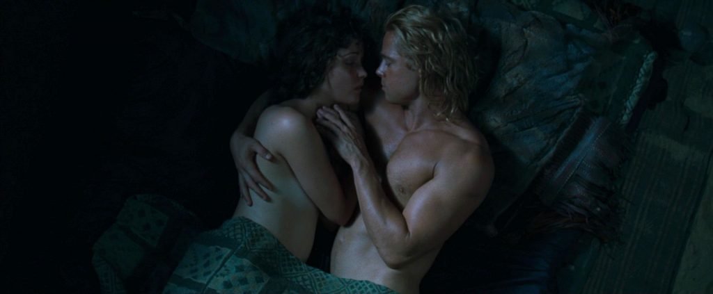 Rose Byrne and Brad Pitt Sex Scene – Troy (8 Pics + GIF &amp; Video)