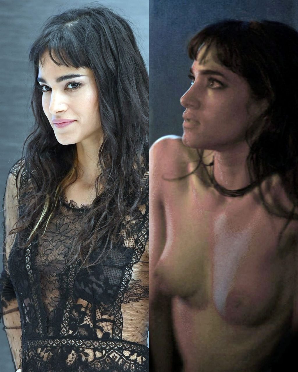 Sofia Boutella Nude (1 Collage Photo)