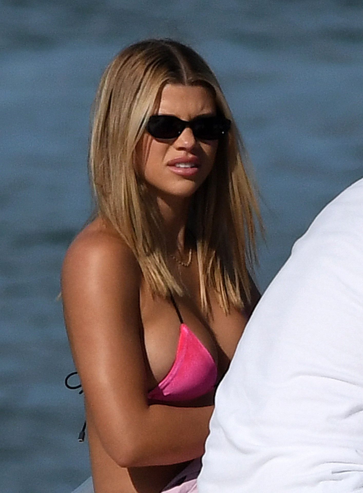 American model Sofia Richie (21) shows off her voluptuous curves in a hot p...