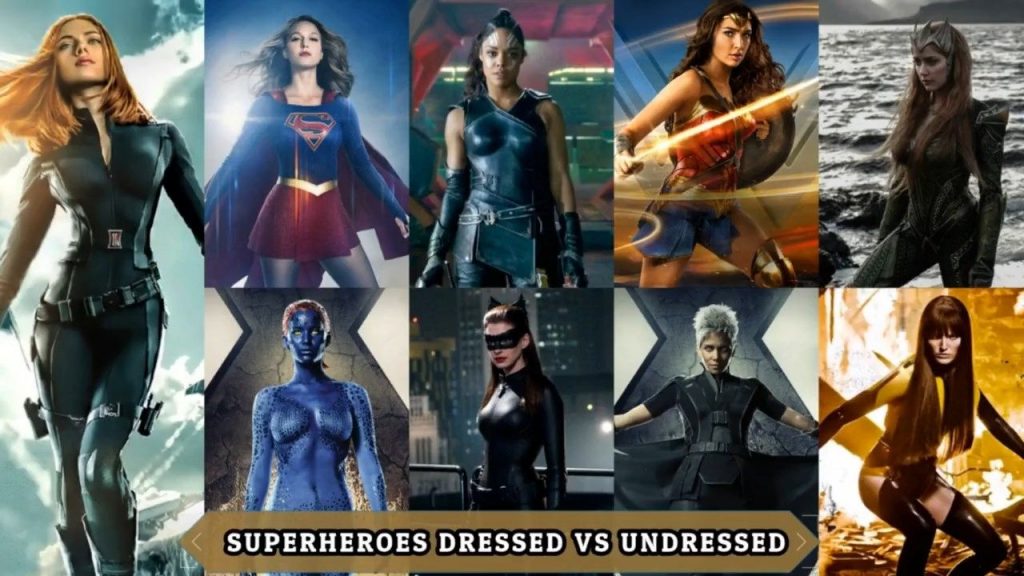 Superheros: Dressed vs. Undressed (37 Pics + Video)