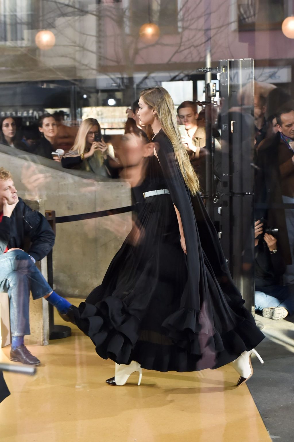 Gigi Hadid Seen Walking The Lanvin Catwalk In Paris (9 Photos + Video)