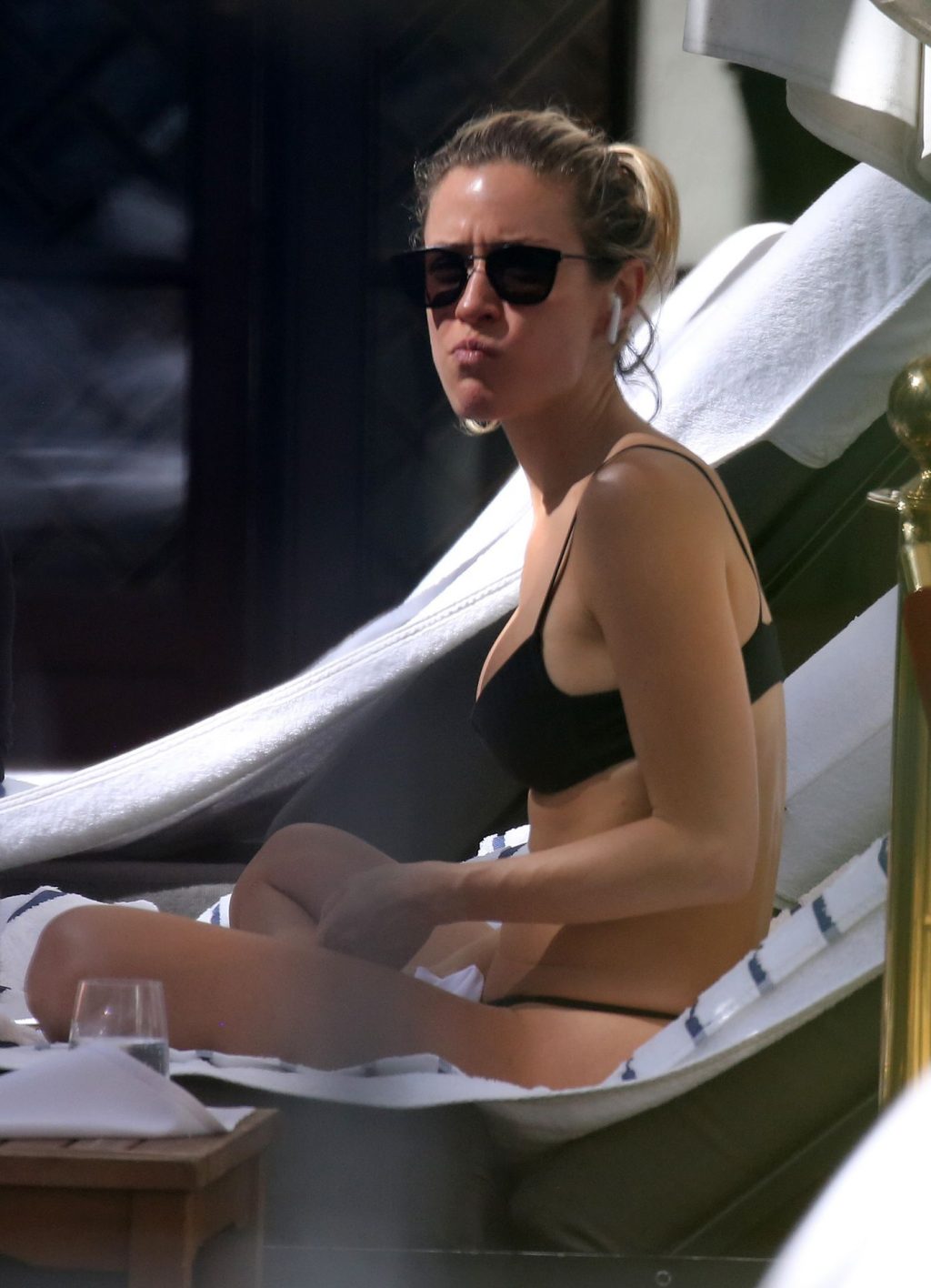 Kristin Cavallari Wears a Black Bikini in Miami (21 Photos)