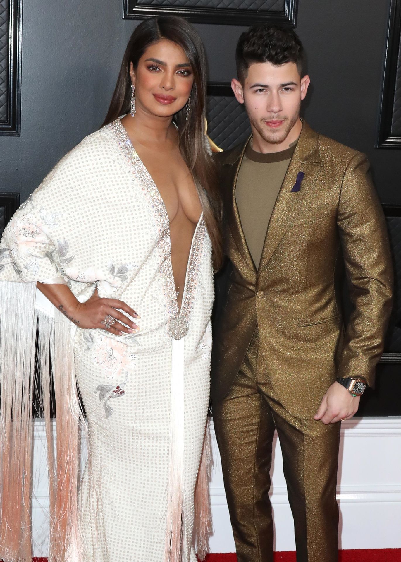 Priyanka Chopra Displays Her Spaniel S Ears At The 62nd Annual Grammy Awards 11 Photos