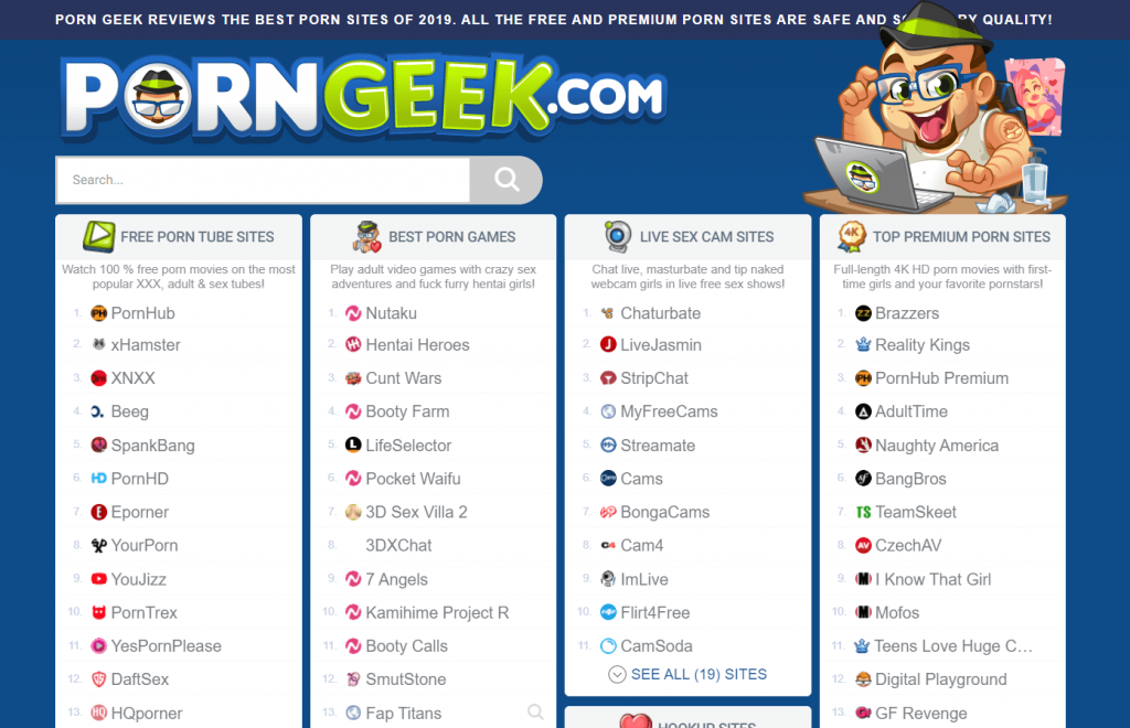 PornGeek.com – Find the best porn sites in 2020!