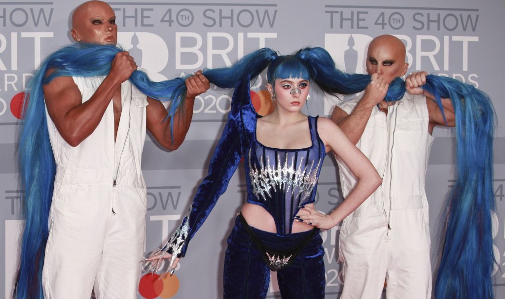Ashnikko Shows Her Tits at The 2020 Brit Awards (43 Photos)