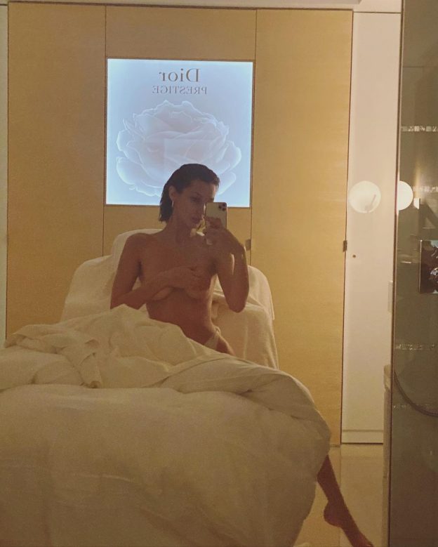 Bella Hadid Topless 2 New Photos Thefappening 6346