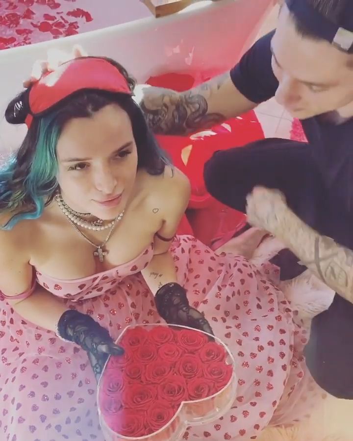 Bella Thorne Gets Excited for Valentine’s Day (6 Photos + Video)