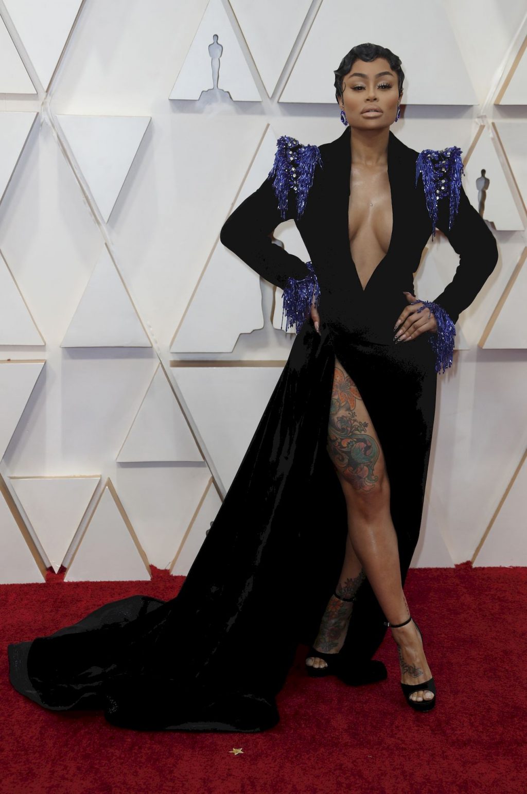 Blac Chyna Shows Her Cleavage at the 92nd Academy Awards (9 Photos)
