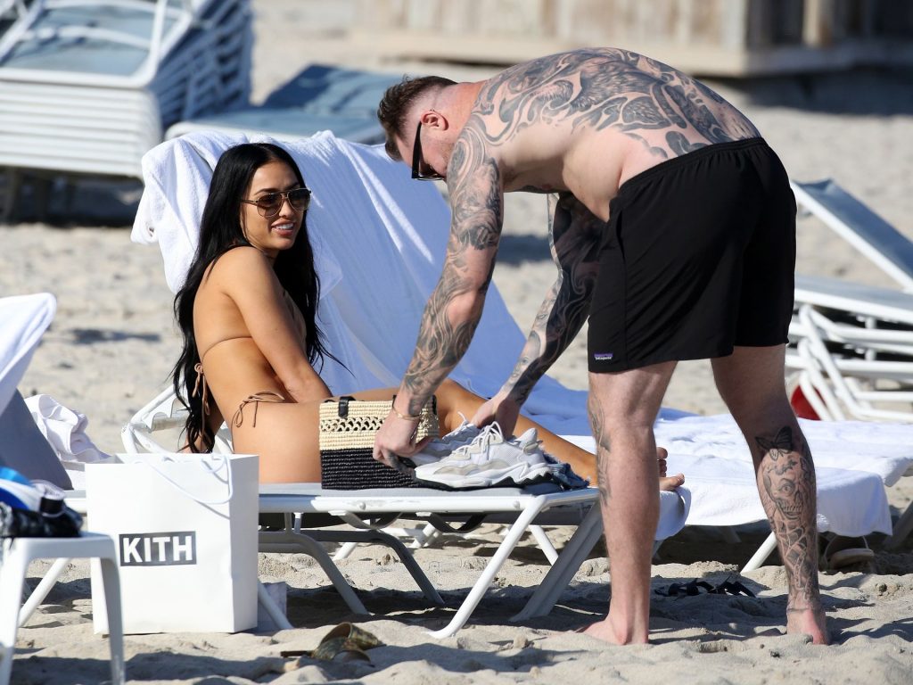 Bre Tiesi Looks Sexy in a Bikini on a Beach in Miami (24 Photos)