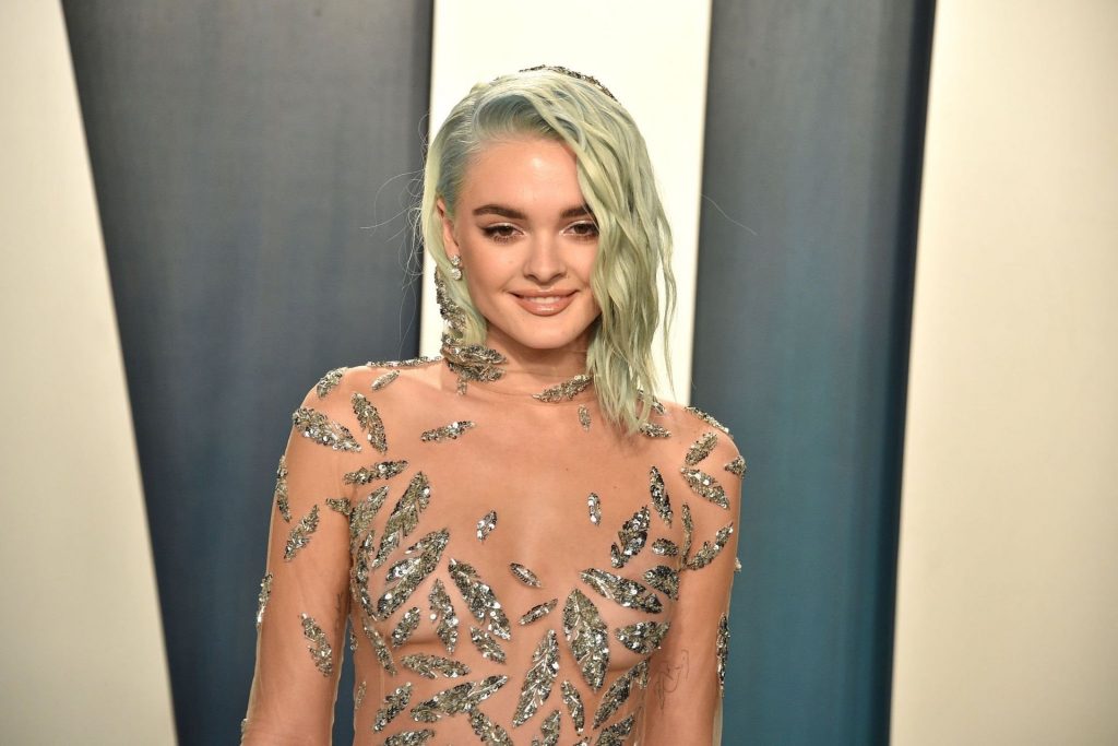 Charlotte Lawrence Stuns in a See-Through Dress at the Vanity Fair Oscar Party (39 Photos)