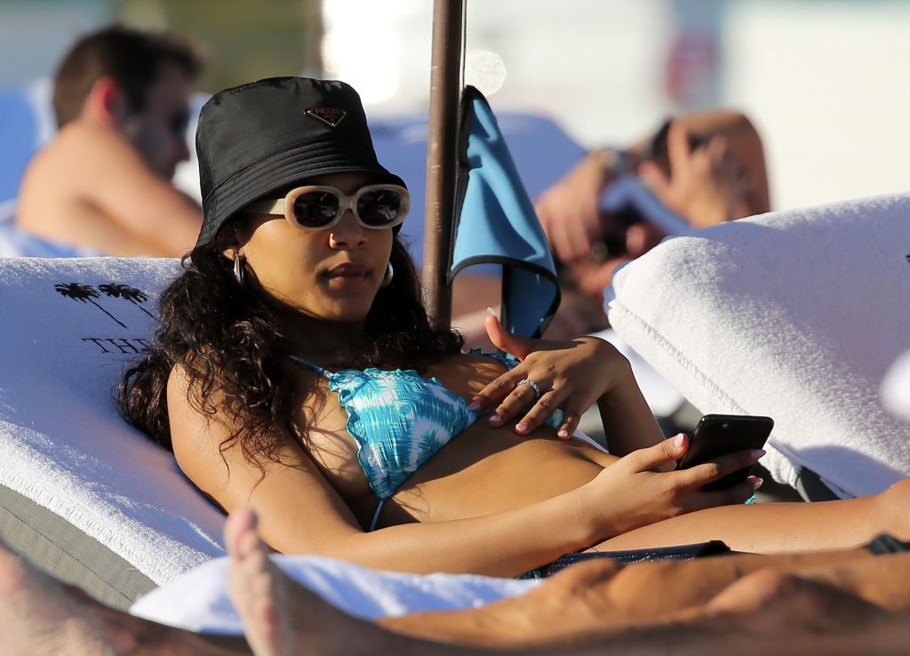 SI Model Danielle Herrington Hits the Beach with Jasmine Sanders in Miami (44 Photos)