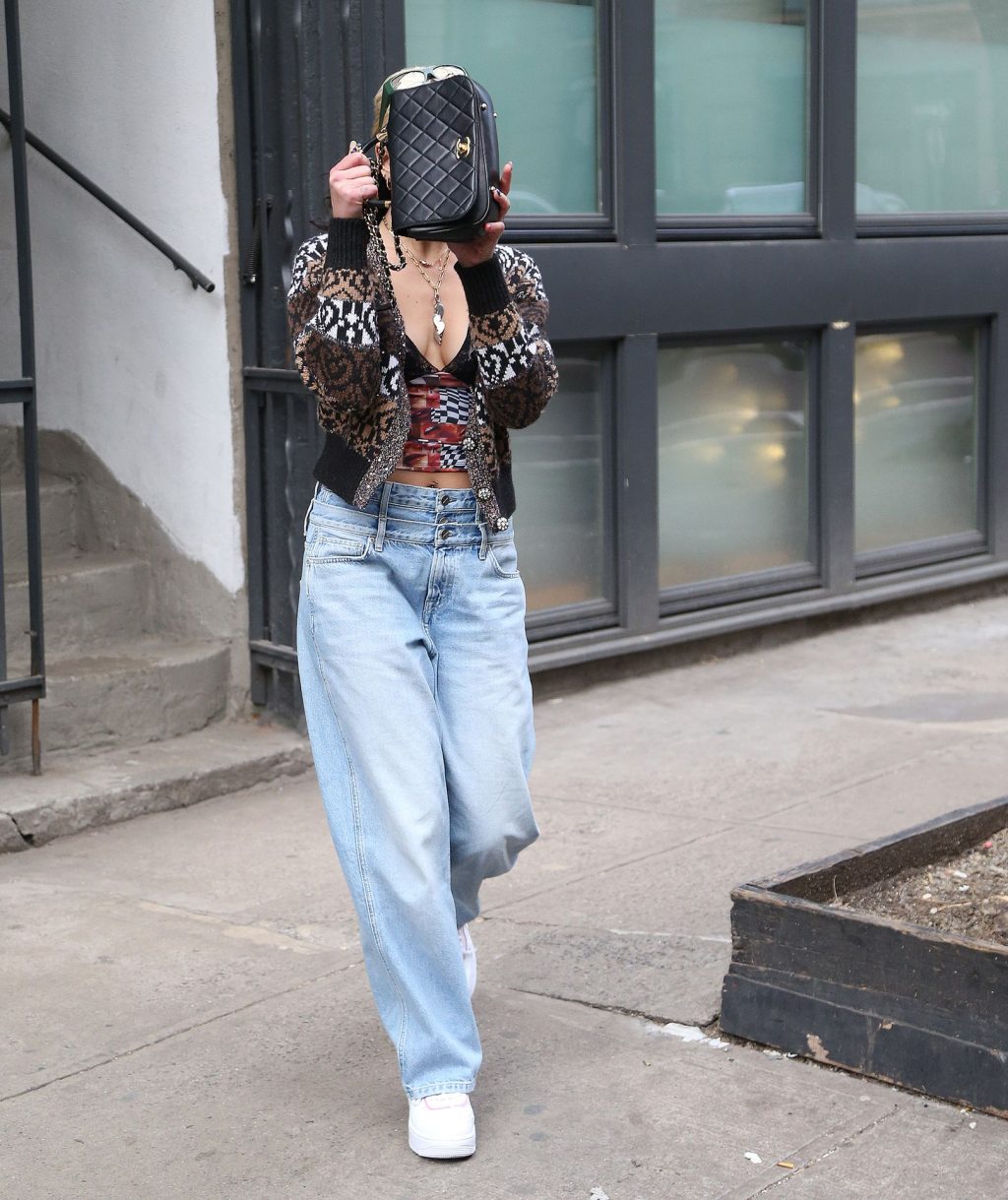 Dua Lipa Spotted Leaving Her Apartment While Wearing a Double Denim Jeans in NYC (67 Photos)
