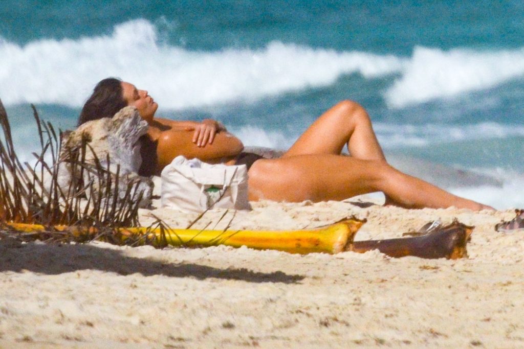 Emily DiDonato Goes Topless for a Beachside Shoot in Tulum (55 Photos)
