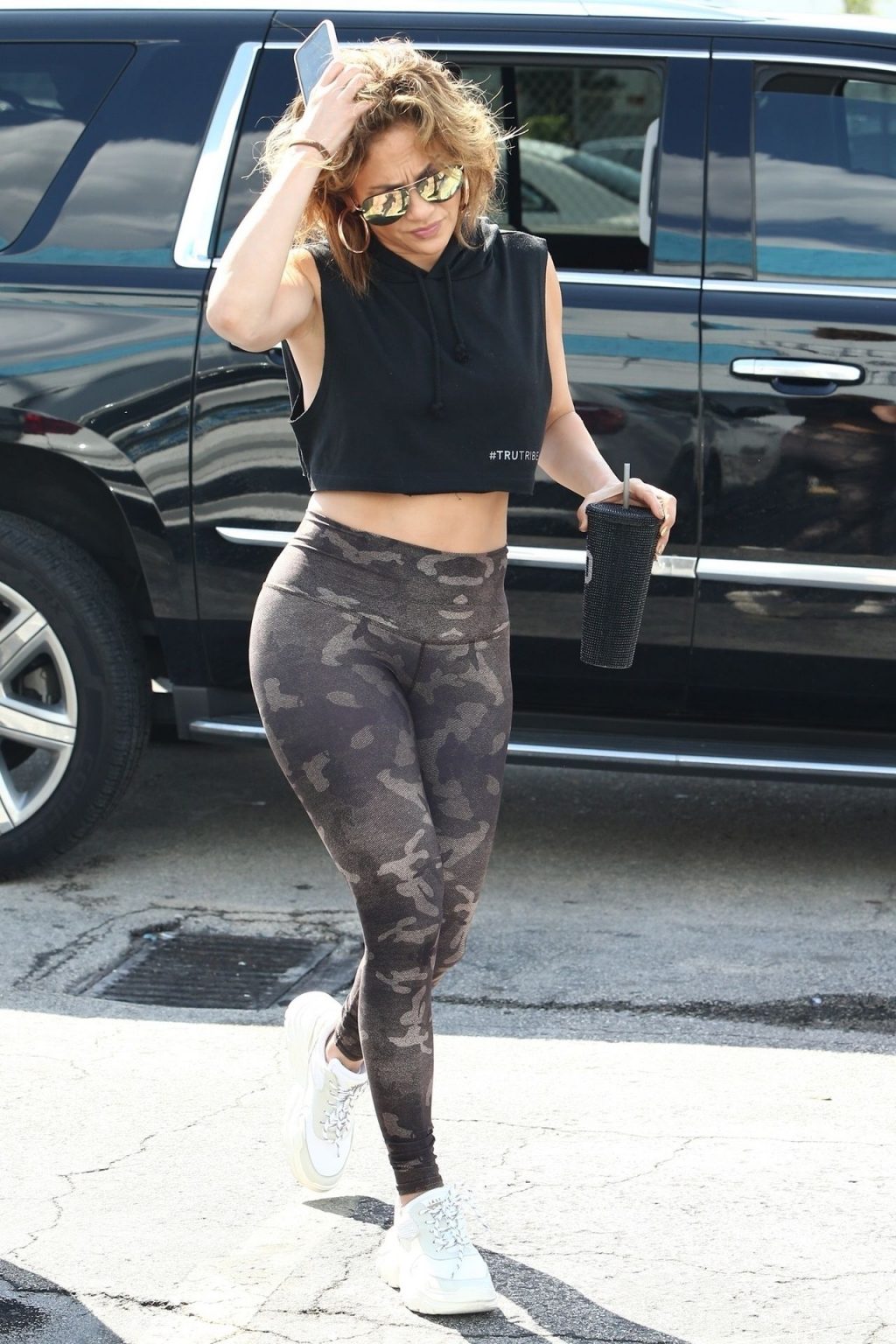 Jennifer Lopez Shows That Rock Hard Abs Don’t Just Happen as She Dutifully Hits the Gym in Miami (48 Photos)