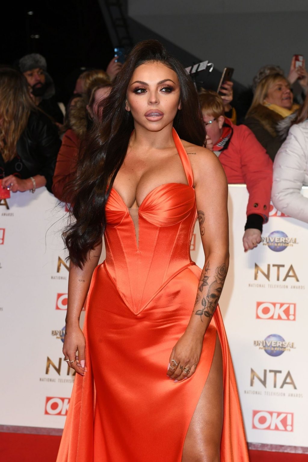 Jesy Nelson Shows Her Big Boobs at The National Television Awards (75 Photos)