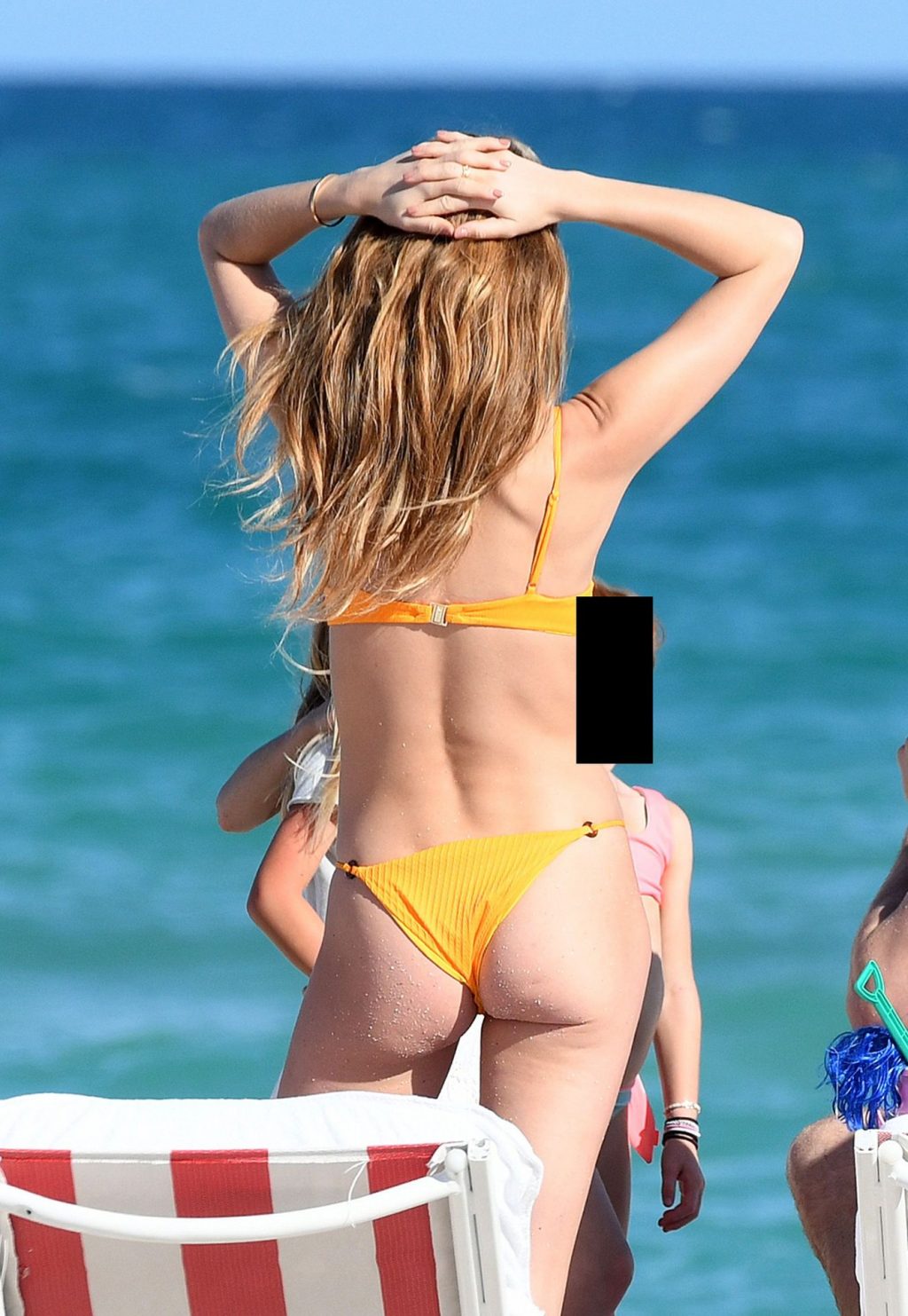 Kate Bock Wears an Orange Bikini on the Beach in Miami (39 Photos)