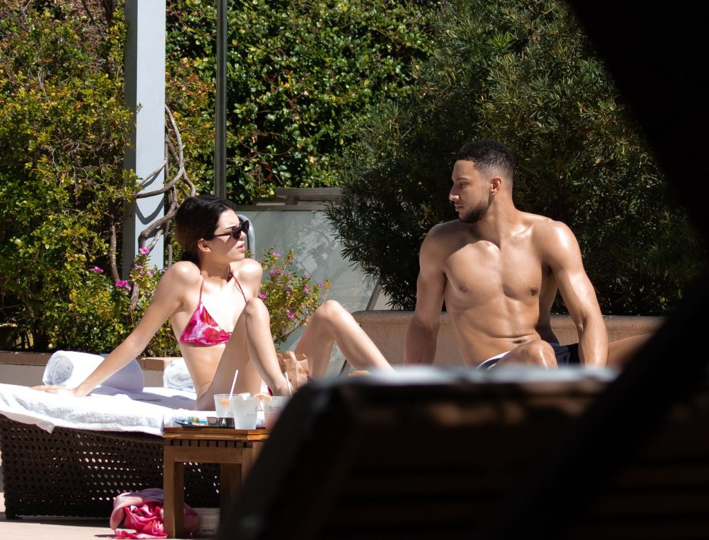 Hot Couple Kendall Jenner &amp; Ben Simmons Relax During Pool Time In Miami (14 Photos)