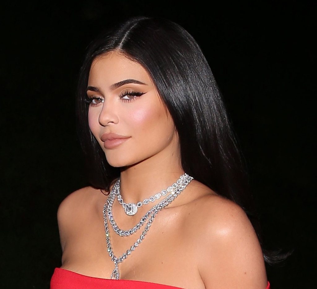 Kylie Jenner Looks Stunning In A Full Length Red Dress (14 Photos)
