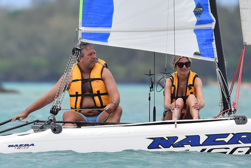 Lisa Faulkner &amp; John Torode Seen Enjoying Their Honeymoon in Mauritius (42 Photos)