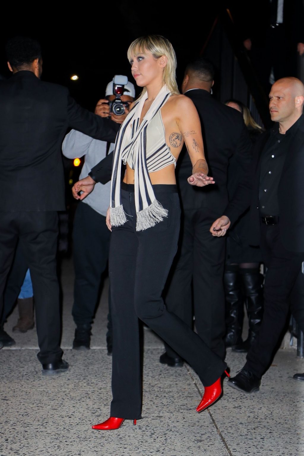 Miley Cyrus Has a Nip Slip in a Silk Top Arriving at The Bowery Hotel (61 Photos)