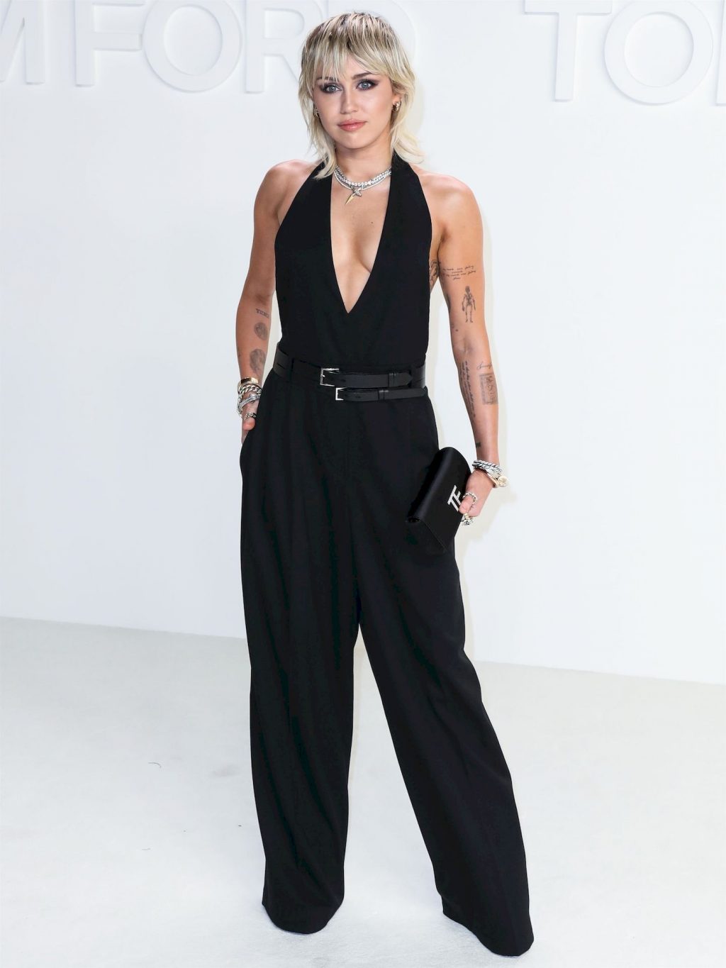 Miley Cyrus Looks Sexy at the Tom Ford Autumn/Winter 2020 Fashion Show (93 Photos)