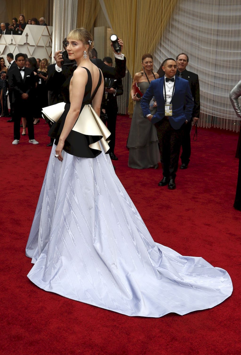 Tittyless Saoirse Ronan Arrives to the 92nd Academy Awards (8 Photos)