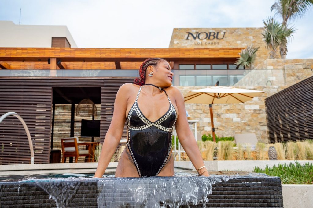 Taraji P. Henson Shows Off Her Stunning Figure at Nobu Hotel (21 Photos)