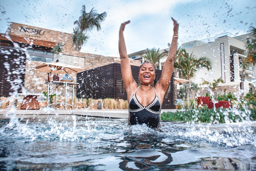 Taraji P. Henson Shows Off Her Stunning Figure at Nobu Hotel (21 Photos)