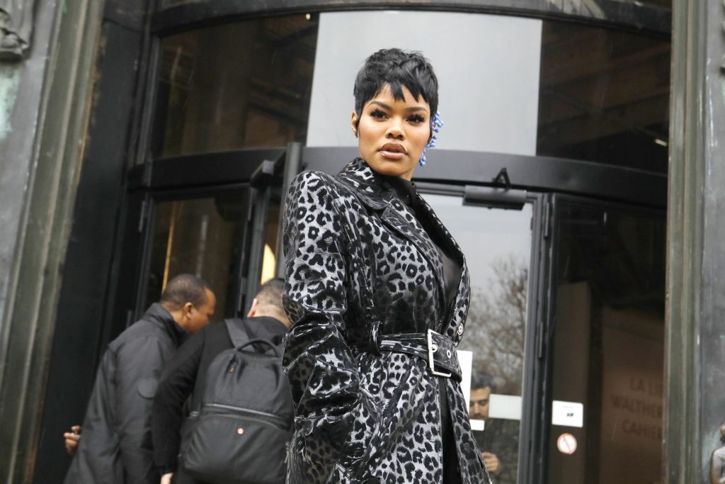 Teyana Taylor Pictured Attending the Mugler Show in Paris (13 Photos)