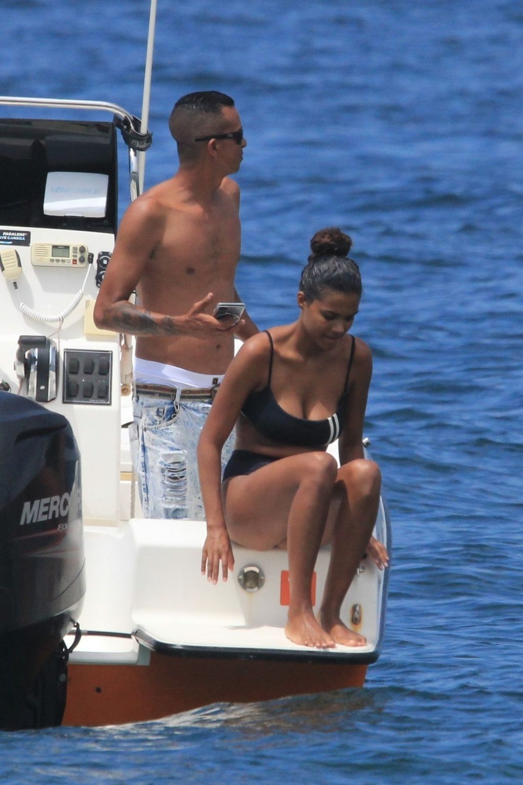 Tina Kunakey Shows Off Her Sexy Body While on Vacation With Vincent Cassel (13 Photos)