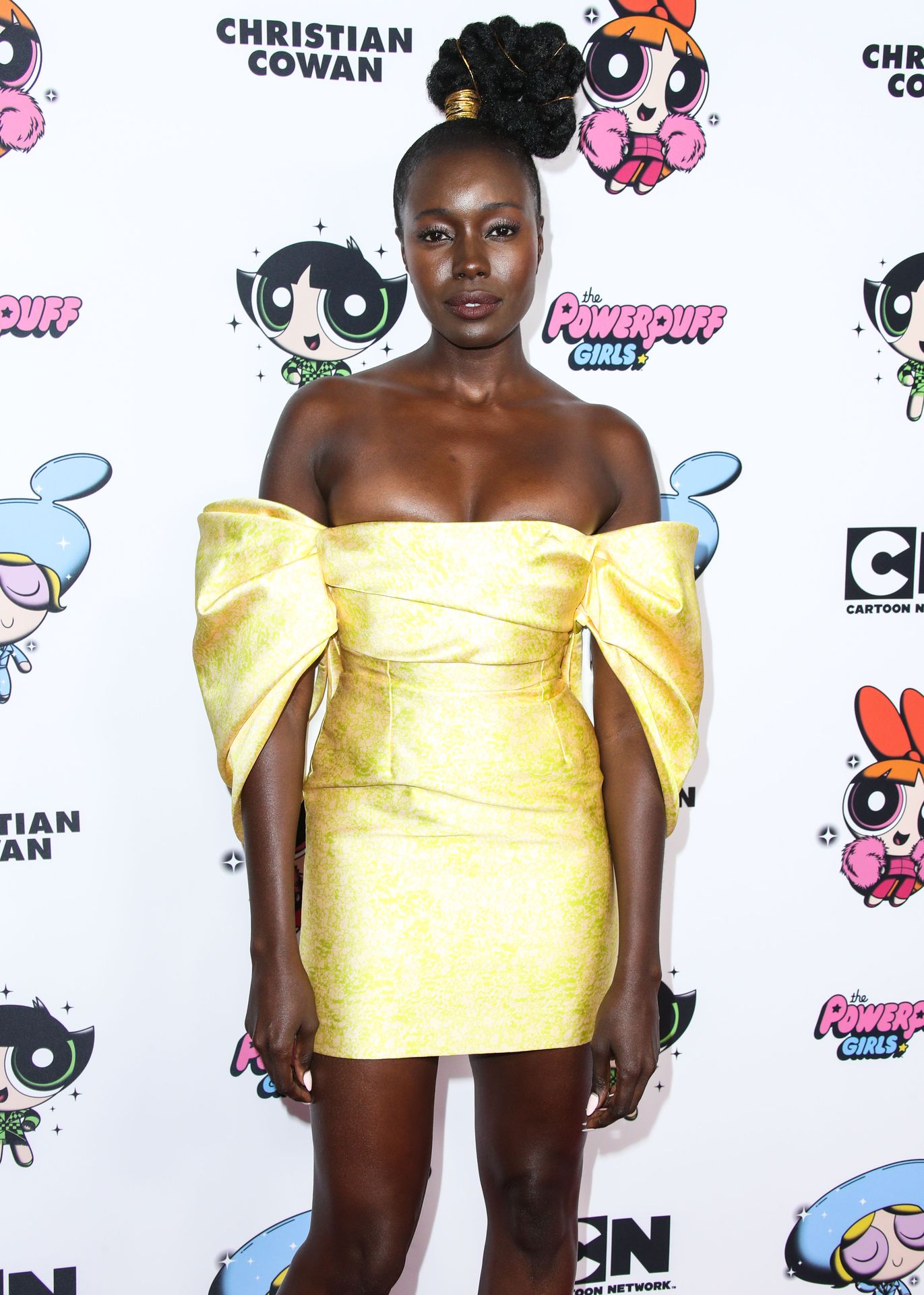 Anna Diop Flaunts Her Great Cleavage At The Christian Cowan X Powerpuff