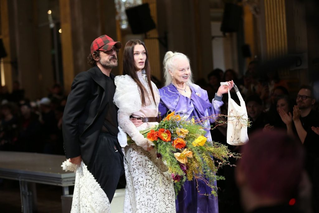 Bella Hadid Walks the Catwalk at Vivienne Westwood’s Fashion Show (131 Photos + Video)