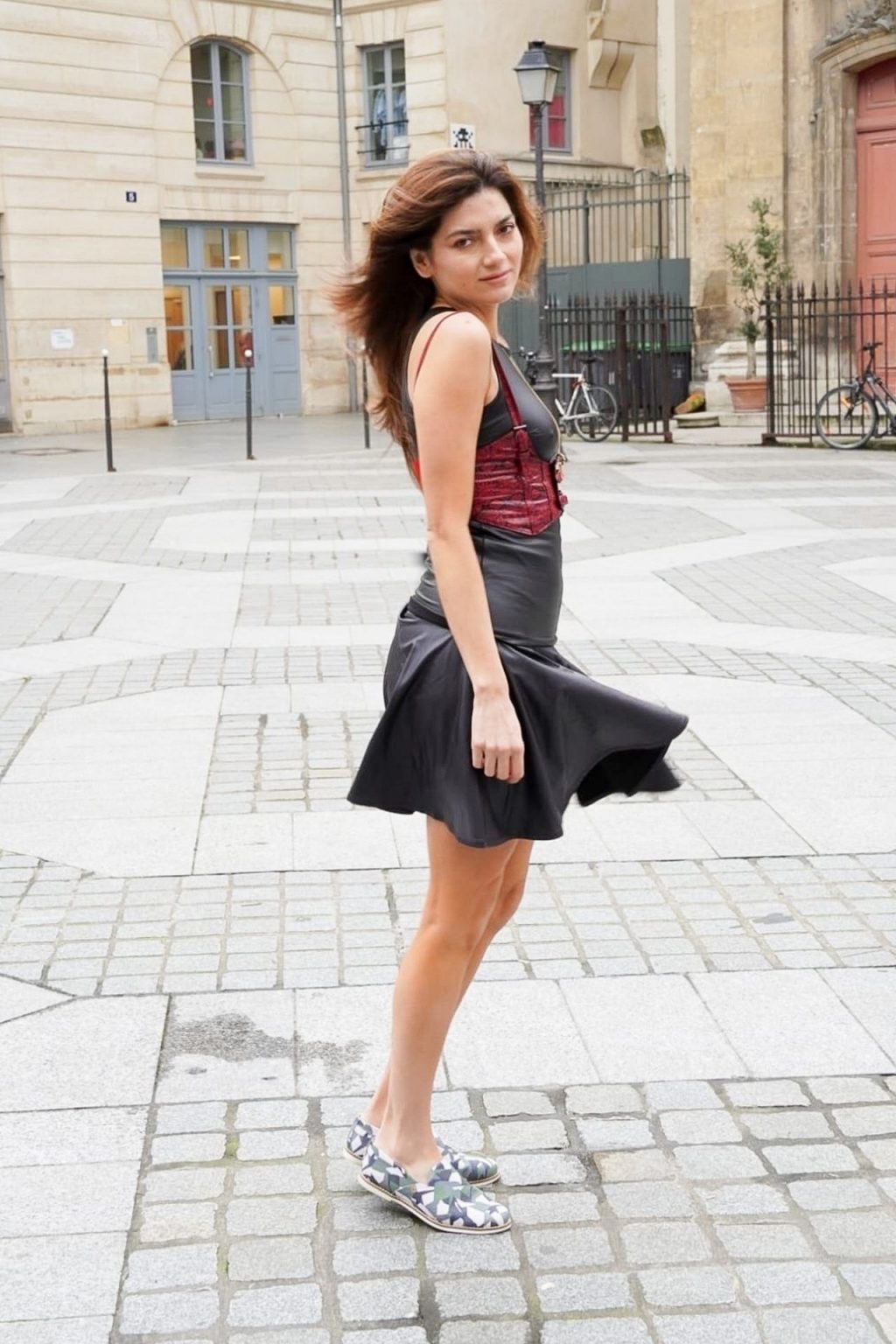Blanca Blanco Poses For Photos While Out in Paris (12 Photos)