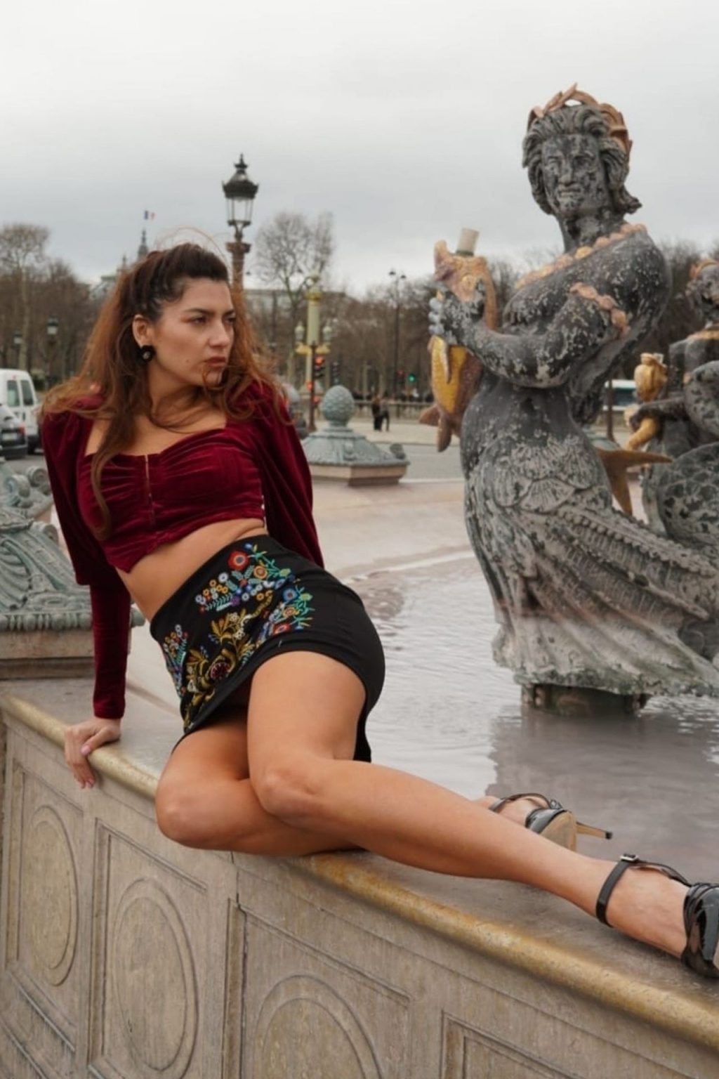 Blanca Blanco Poses on the Streets of Paris (41 Photos)